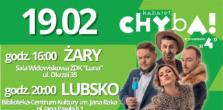Kabaret Chyba w programie "4" w Żarach i Lubsku