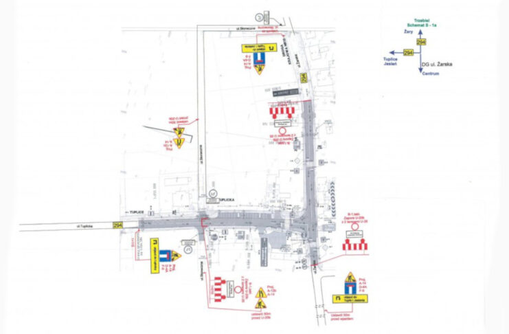 Czasowa zmiana organizacji ruchu w Trzebielu – utrudnienia są związane z rozbudową drogi wojewódzkiej 294 Czasowa zmiana organizacji ruchu w Trzebielu - utrudnienia są związane z rozbudową drogi wojewódzkiej 294