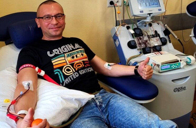 Krystian Szylko oddaje szpik dla niespokrewnionego bliźniaka genetycznego