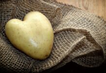 Ziemniak w kształcie serca