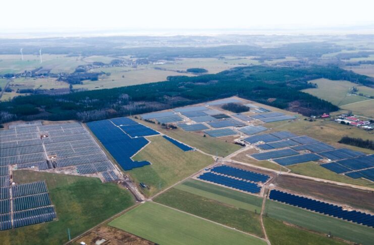 Park solarny o mocy 50 MWp zbudowany przez Nomad Eletric