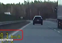 Audi jechało z prędkością 209 km/h - niebezpieczną jazdę przerwali policjanci