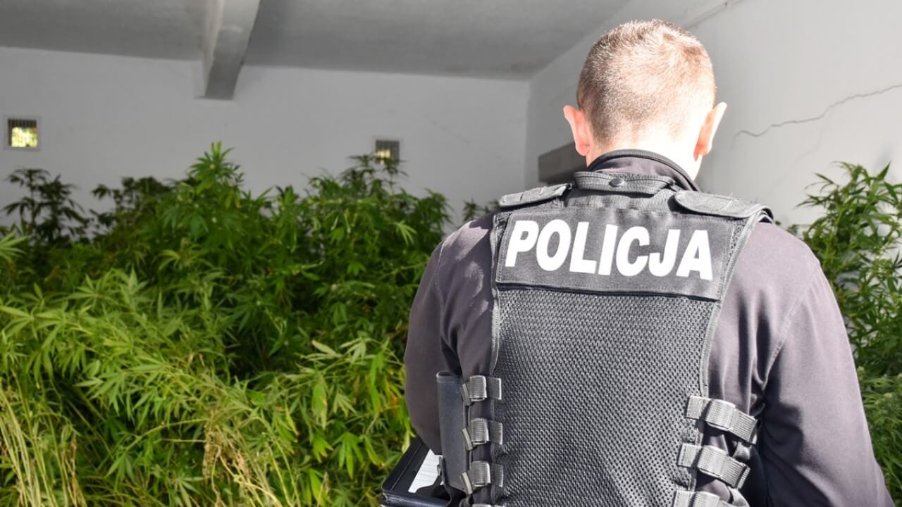 Plantacja konopi w powiecie żarskim zlikwidowana przez policję